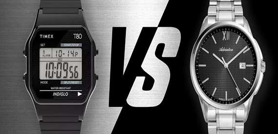 ساعت مچی مردانه دیجیتال در برابر آنالوگ؛ کدام برای استفاده روزمره مناسب‌تر است؟