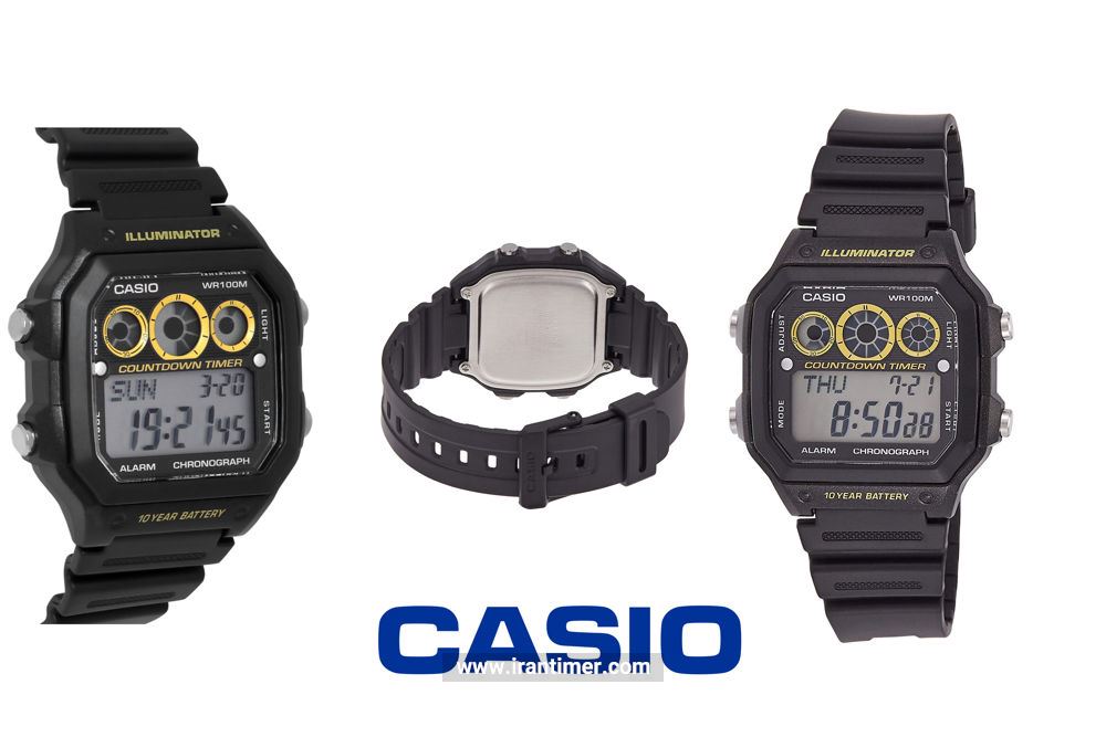 امکانات و خصوصیات ساعت مچی مردانه کاسیو مدل AE-1300WH-1AVDF