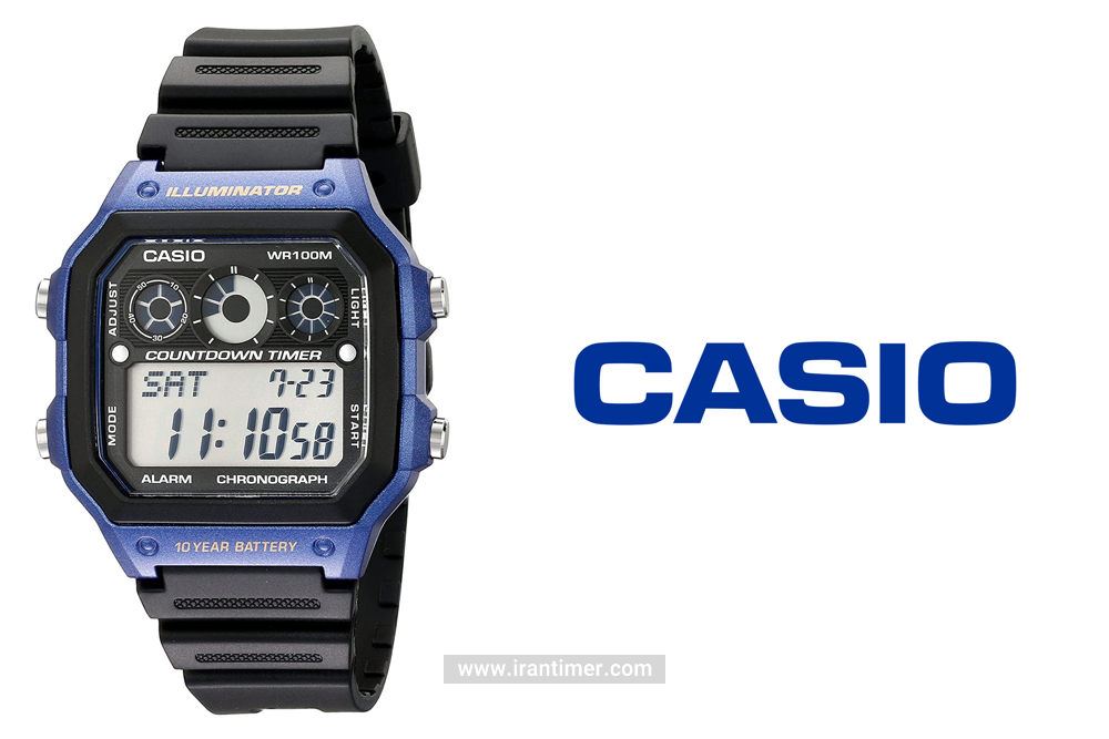 ساعت مچی مردانه کاسیو مدل AE-1300WH-2AVDF یک ساعت دارای زمان سنج (Stopwatch) همراه با کیفیت ساخت بالا
