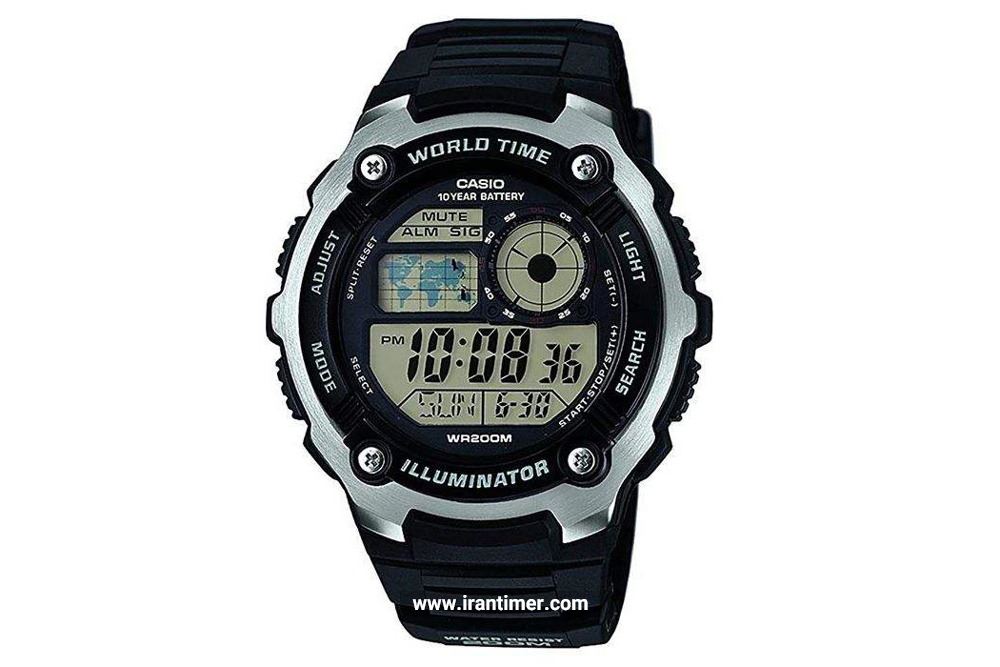 ساعت مچی مردانه کاسیو مدل AE-2100W-1AVDF ساعتی دارای زمان سنج (Stopwatch) همراه با کیفیت بالای برند