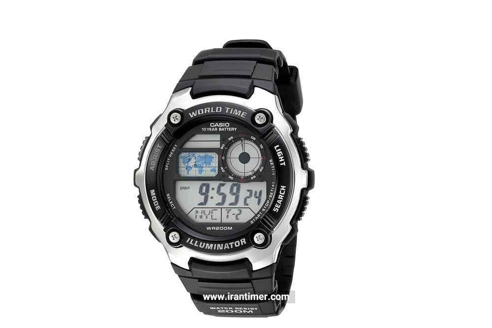 امکانات و ویژگی‌های ساعت مچی مردانه کاسیو مدل AE-2100W-1AVDF