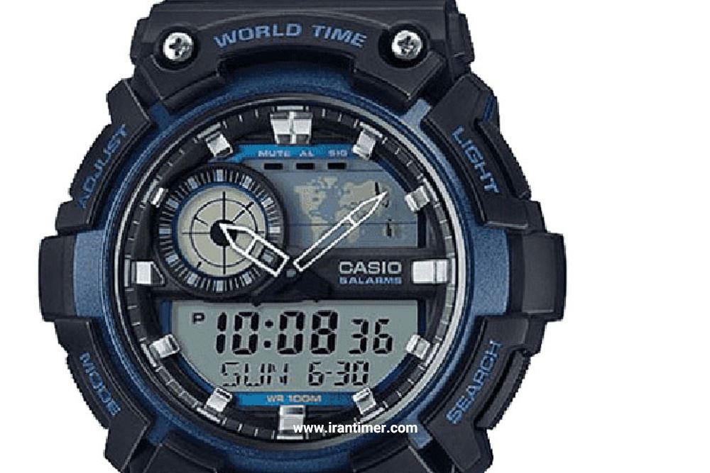 ساعت مچی مردانه کاسیو مدل AEQ-200W-2AVDF ساعتی دارای زمان سنج (Stopwatch) با کیفیت ساخت