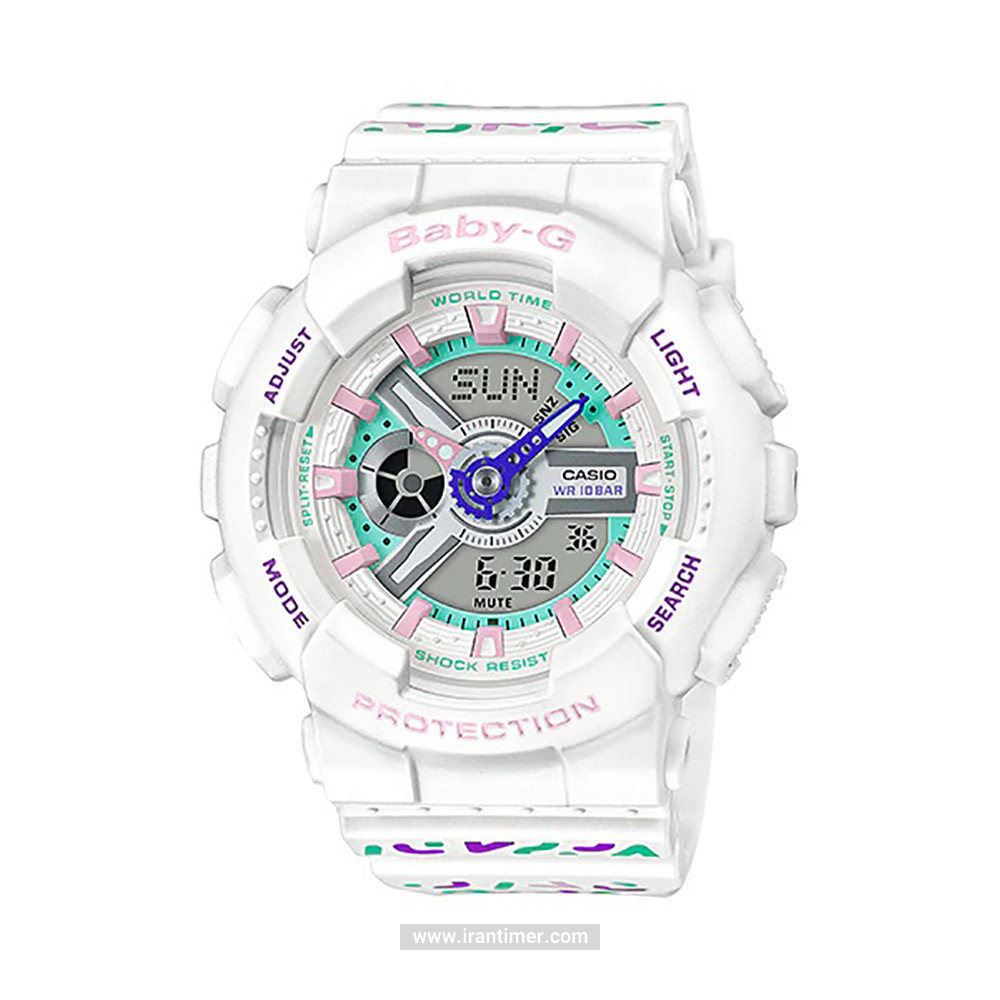 ساعت مچی دخترانه کاسیو مدل BA-110TH-7ADR ساعتی