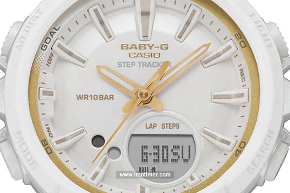 ساعت مچی دخترانه پسرانه کاسیو مدل BGS-100GS-7ADR یک ساعت دارای زمان سنج (Stopwatch) دارای ترکیب رنگ خاص
