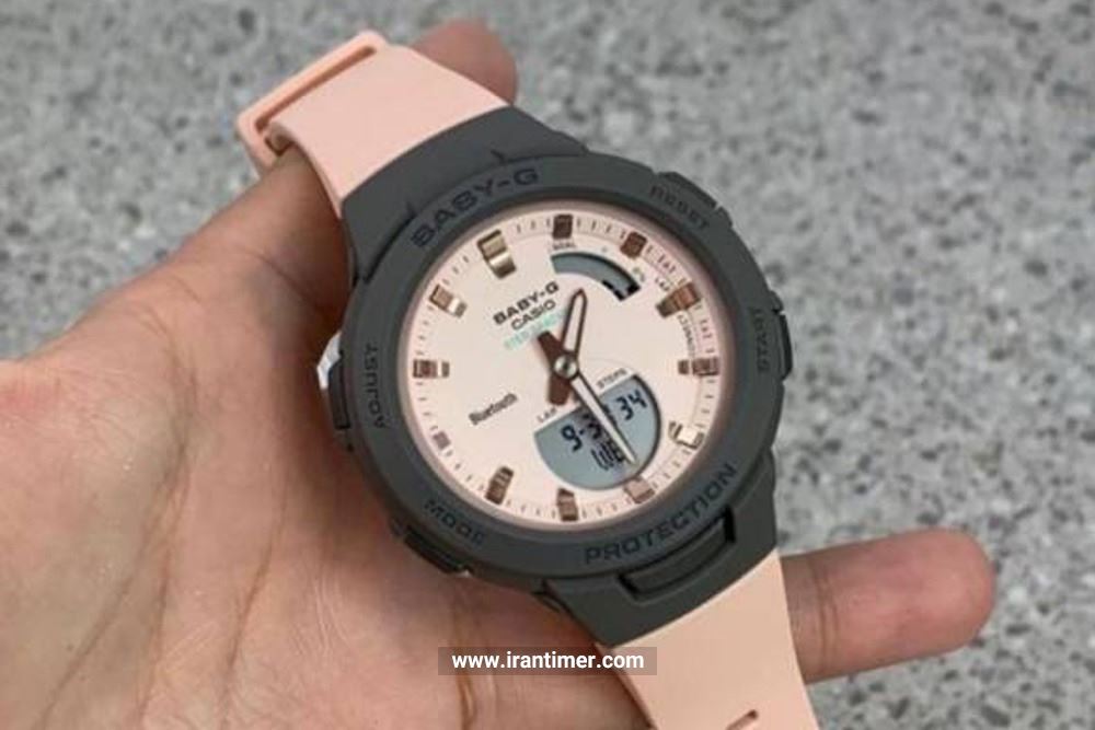 بررسی ظاهری ساعت مچی دخترانه کاسیو مدل BSA-B100MC-4ADR