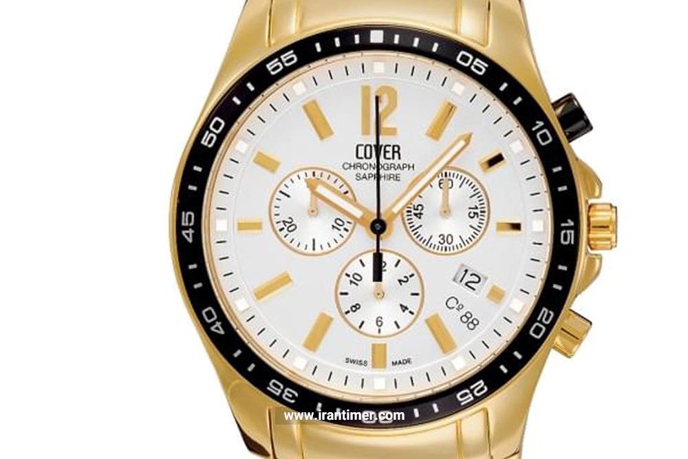 بررسی ظاهری ساعت مچی مردانه کاور مدل CO88.PL2M
