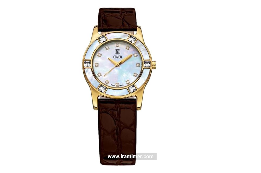 ساعت مچی زنانه کاور مدل CO99.08 ساعتی دارای روکش رنگ پی وی دی (PVD) دارای طراحی زیبا