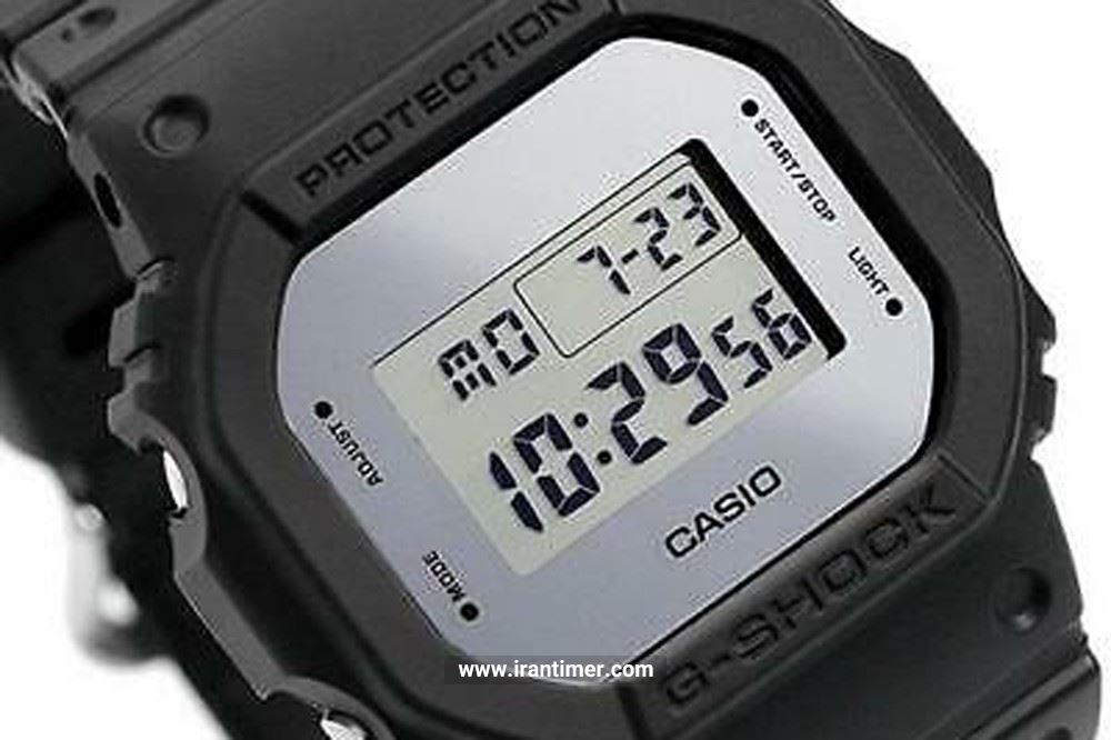 ساعت مچی مردانه کاسیو مدل DW-5600BBMA-1DR یک ساعت دارای تقویم پرپچوال همراه با طراحی صفحه منحصر به فرد