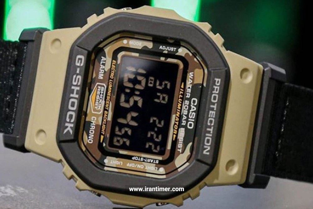 امکانات و خصوصیات ساعت مچی مردانه کاسیو مدل DW-5610SUS-5DR