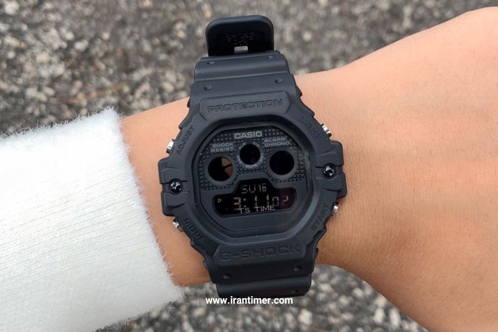 بررسی ظاهری ساعت مچی مردانه کاسیو مدل DW-5900BB-1DR
