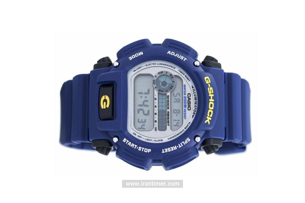 ساعت مچی مردانه کاسیو مدل DW-9052-2VDR ساعتی دارای نور پس زمینه دارای کیفیت موتور