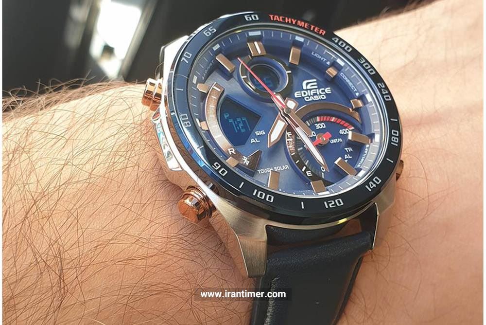 بررسی ظاهری ساعت مچی مردانه کاسیو مدل ECB-900BL-2ADR