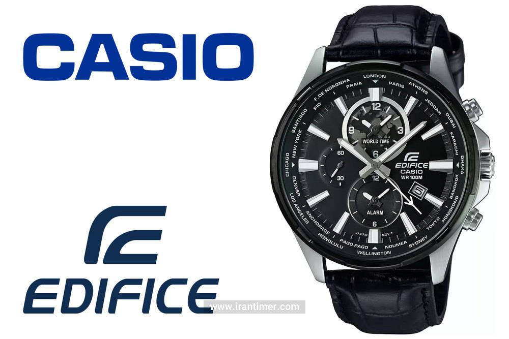ساعت مچی مردانه کاسیو مدل EFR-304BL-1AVUDF ساعتی دارای زمان سنج (Stopwatch) با ترکیب رنگ خاص