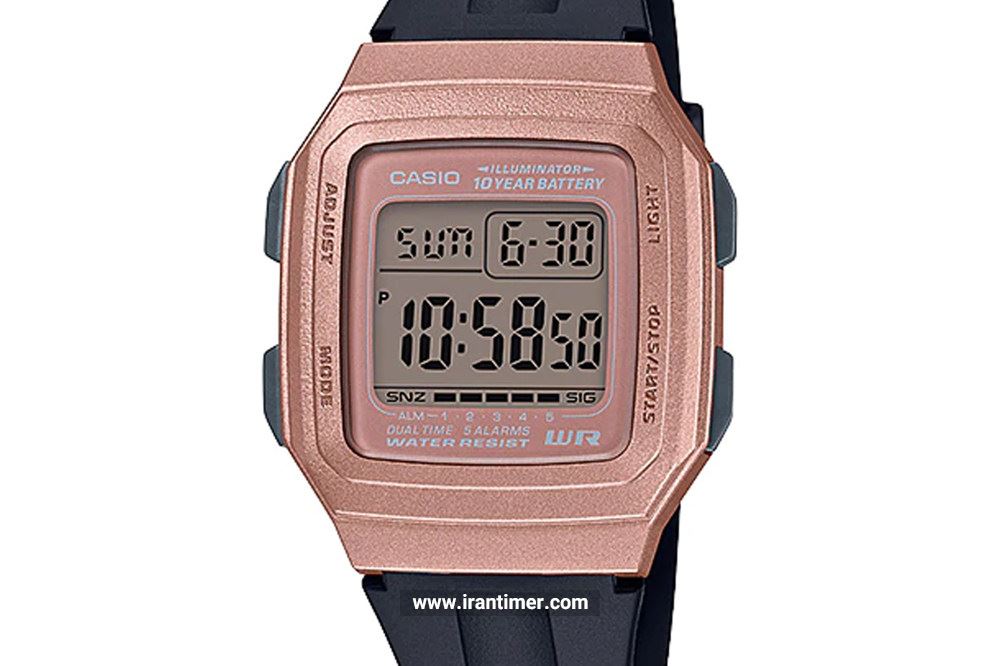 ساعت مچی مردانه و زنانه کاسیو مدل F-201WAM-5AVDF ساعتی دارای زمان سنج (Stopwatch) درکنار طراحی جذاب