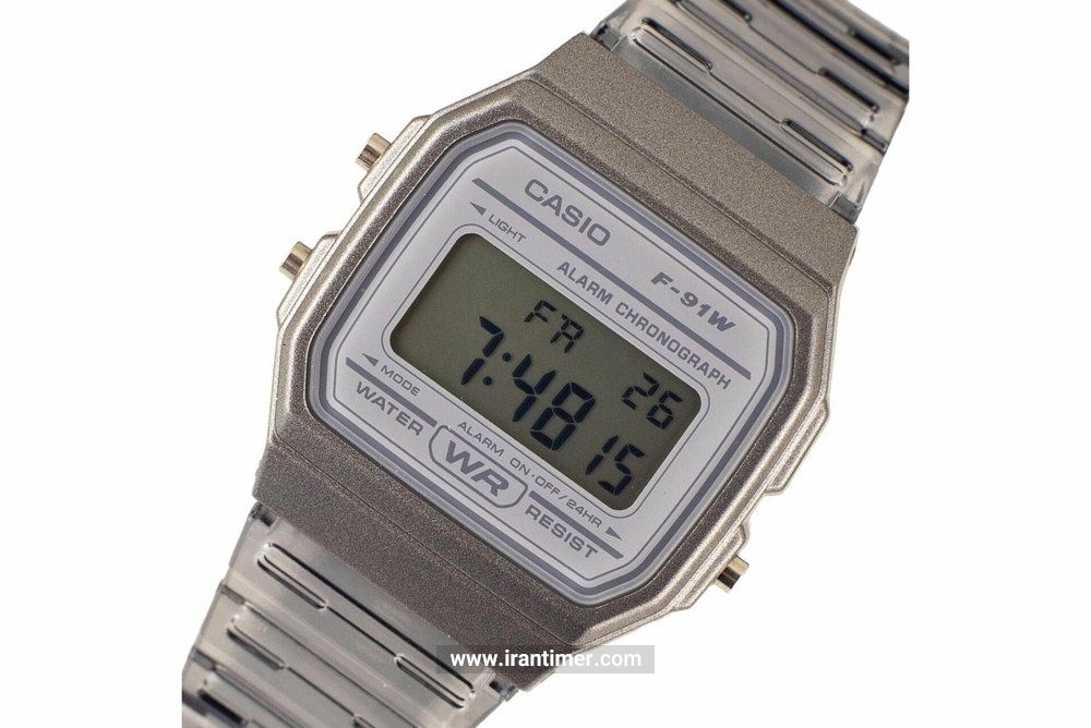 امکانات و ویژگی‌های ساعت مچی مردانه و زنانه کاسیو مدل F-91WS-8DF