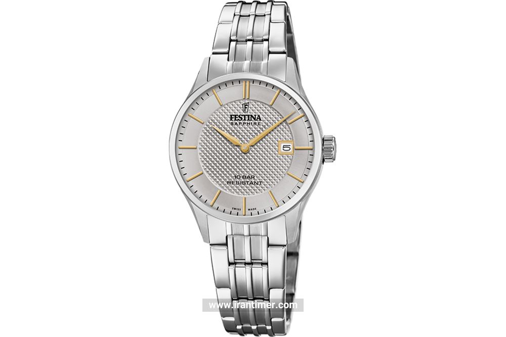 ساعت مچی زنانه فستینا مدل F20006/2 ساعتی تقویم دار دارای کیفیت ساخت بالا