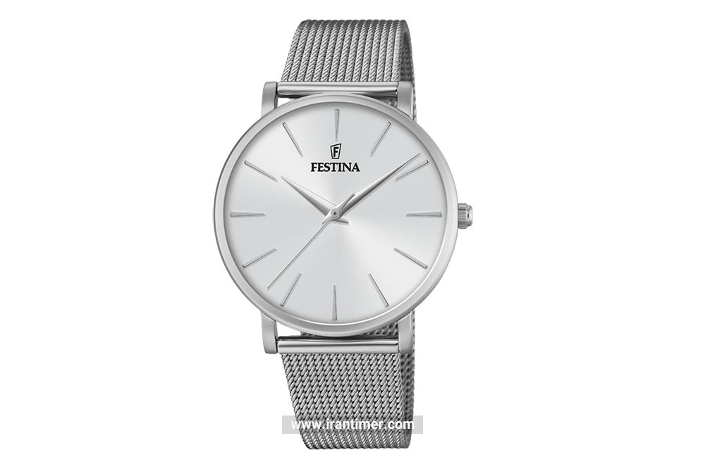 ساعت مچی زنانه فستینا مدل F20475/1 ساعتی ساده درکنار ترکیب رنگ خاص