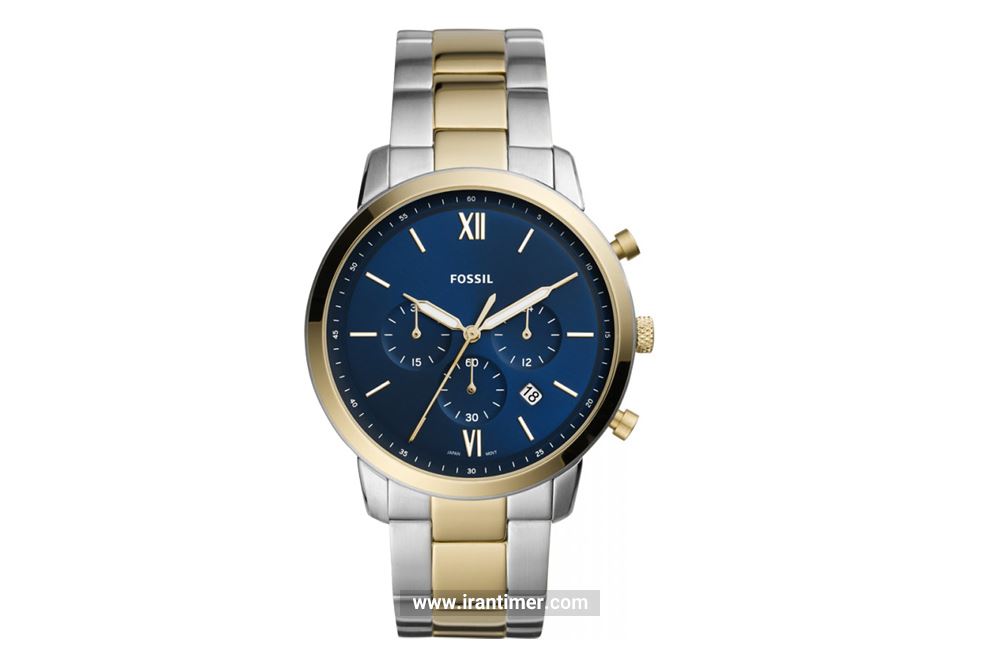 ساعت مچی مردانه فسیل مدل FS5706 ساعتی تقویم دار دارای ترکیب رنگ خاص