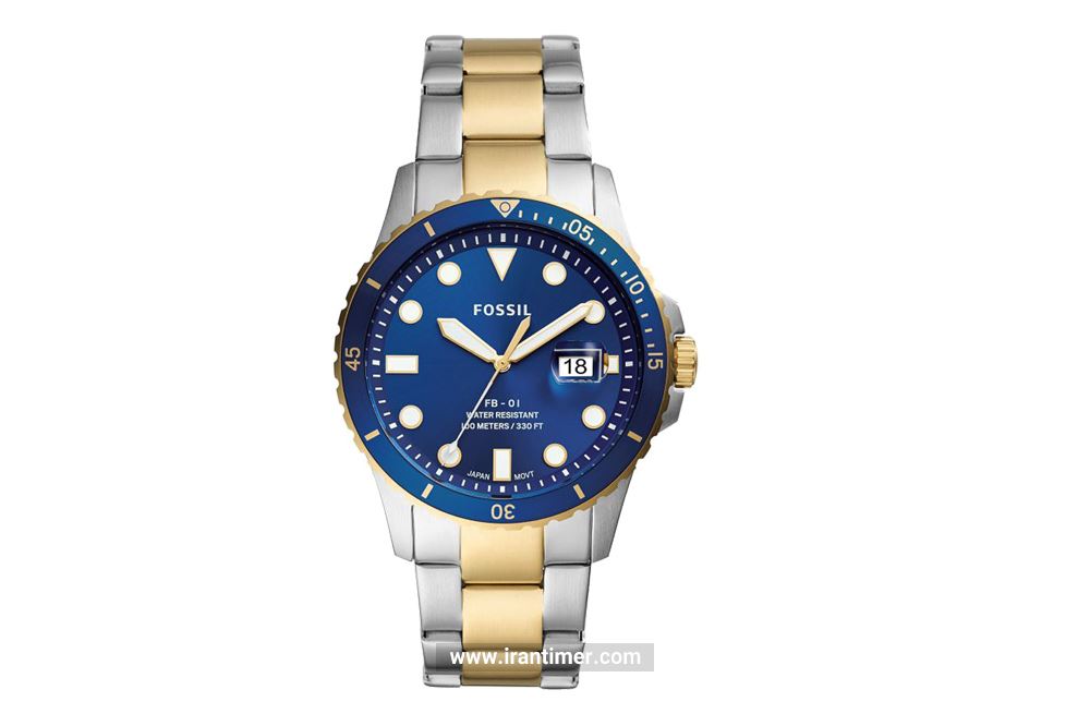 ساعت مچی مردانه فسیل مدل FS5742 یک ساعت دارای تقویم روز بهره مند از ظرافت بی نظیر در ساخت
