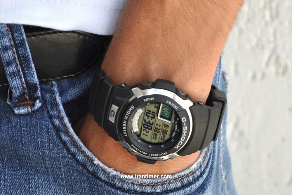 ساعت مچی مردانه کاسیو مدل G-7700-1DR ساعتی دارای تایمر صدا دار با طراحی پرطرفدار