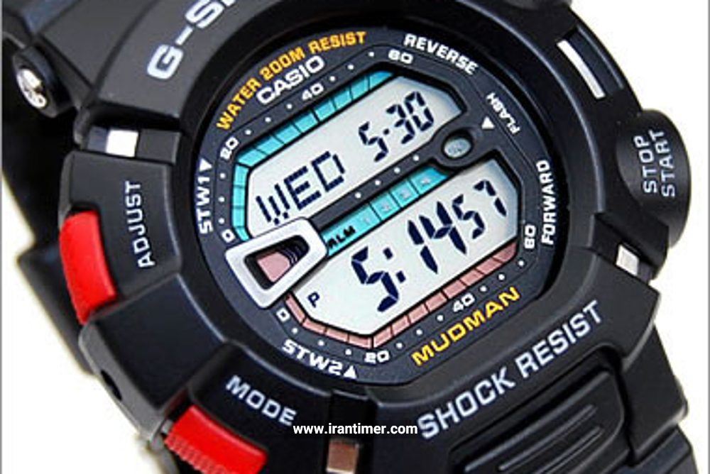 ساعت مچی مردانه کاسیو مدل G-9000-1VDR یک ساعت دارای زمان سنج (Stopwatch) درکنار طراحی زیبا
