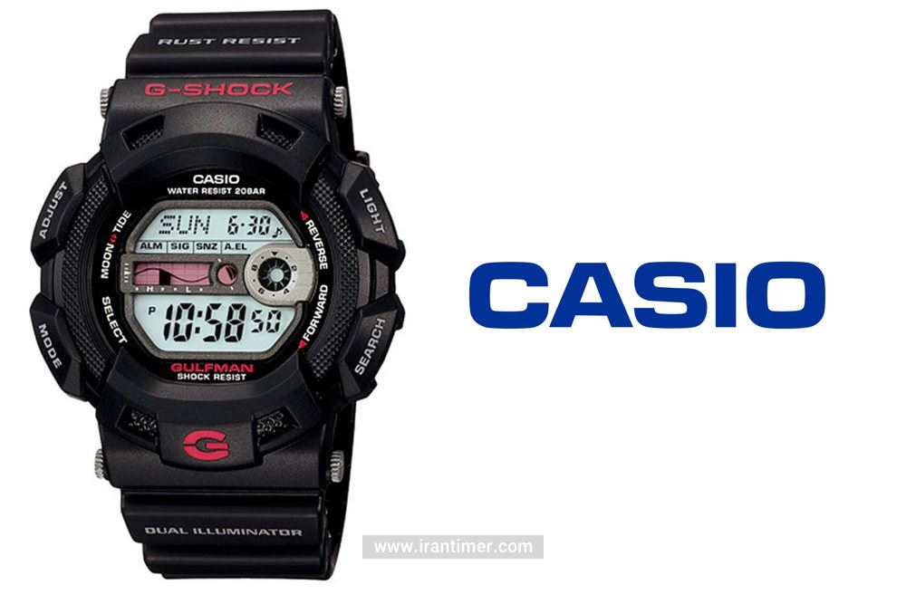 ساعت مچی مردانه کاسیو مدل G-9100-1DR یک ساعت دارای تقویم پرپچوال همراه با اصالت و کیفیت فوق العاده