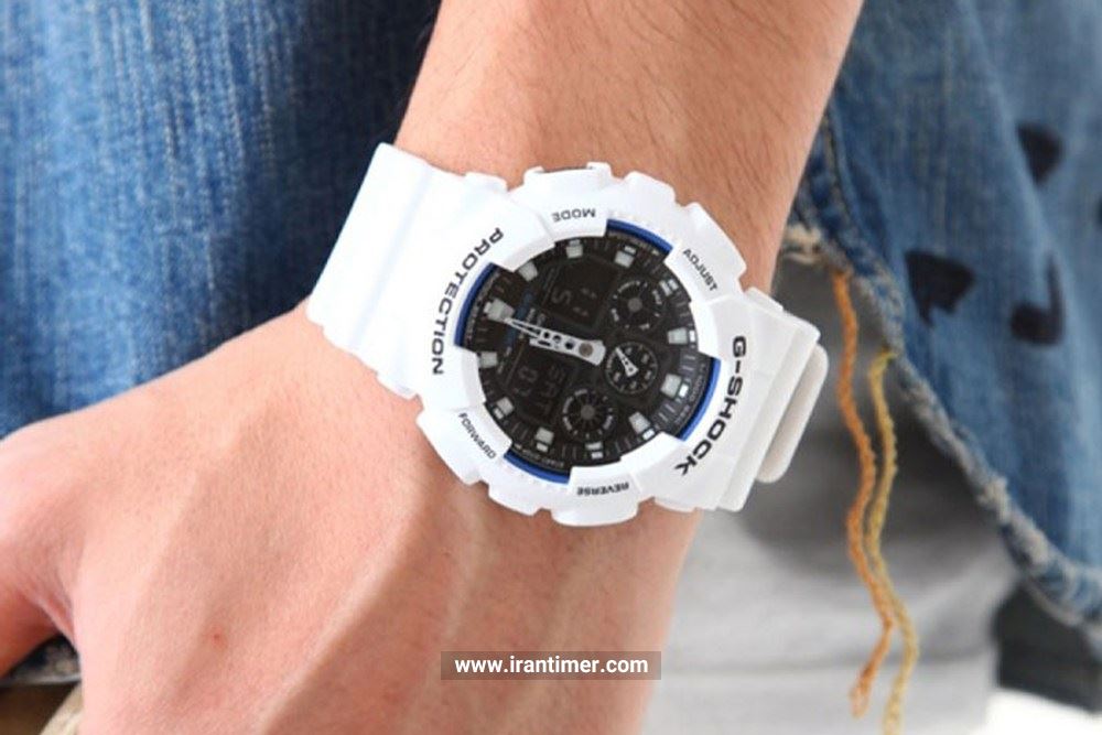 بررسی ظاهری ساعت مچی مردانه کاسیو مدل GA-100B-7ADR