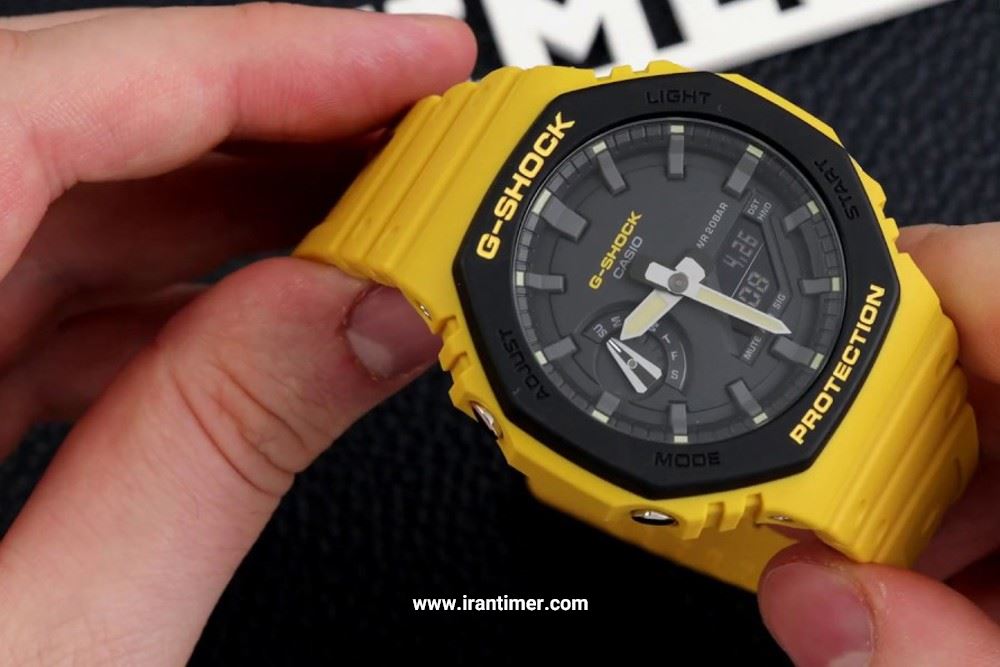 ساعت مچی مردانه کاسیو مدل GA-2110SU-9ADR ساعتی جهانی دارای طراحی منحصر به فرد