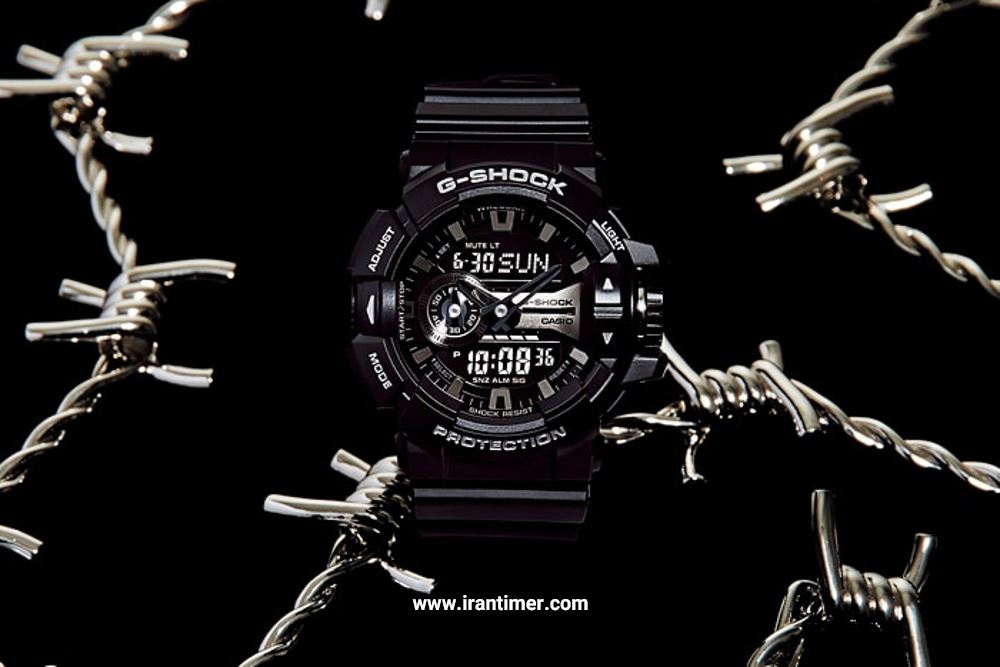 ساعت مچی مردانه کاسیو مدل GA-400GB-1ADR ساعتی دارای نور پس زمینه خودکار همراه با طراحی باکیفیت و حرفه ای