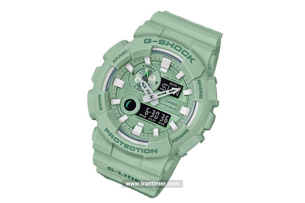ساعت مچی زنانه کاسیو مدل GAX-100CSB-3ADR ساعتی دارای زمان سنج (Stopwatch) درکنار طراحی زیبا