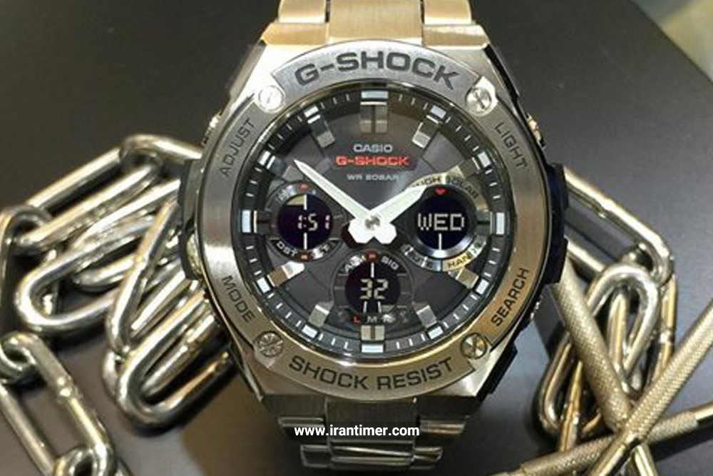امکانات و ویژگی‌های ساعت مچی مردانه کاسیو مدل GST-S110D-1ADR