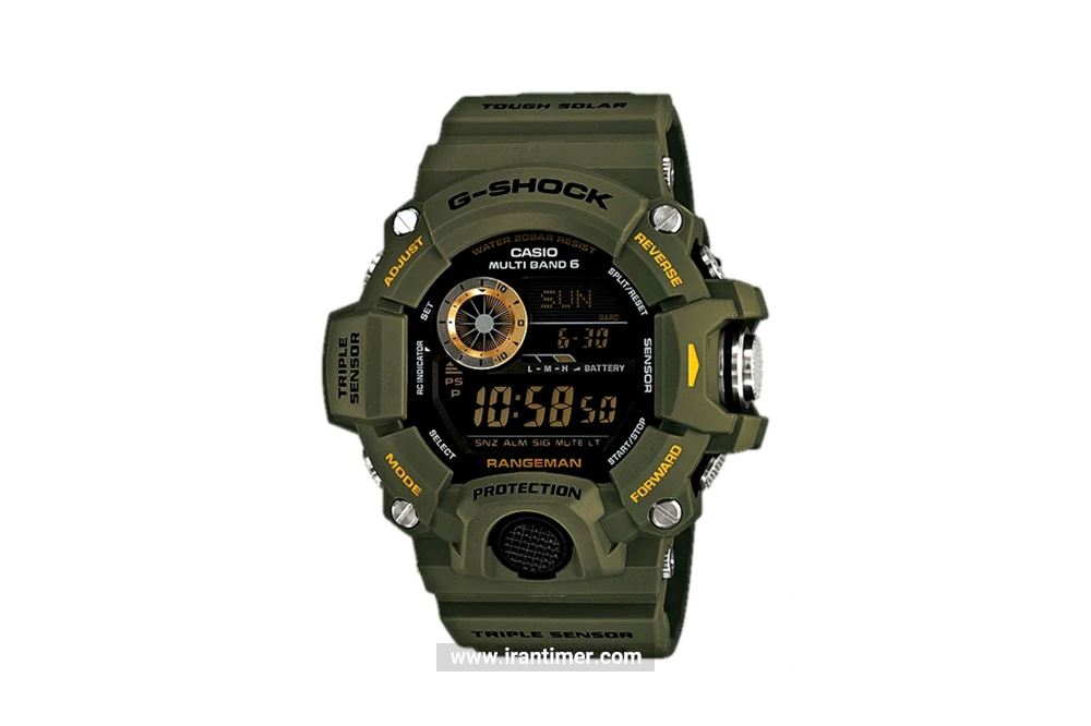 ساعت مچی مردانه کاسیو مدل GW-9400-3DR ساعتی دارای زنگ هشدار با کیفیت بالای برند