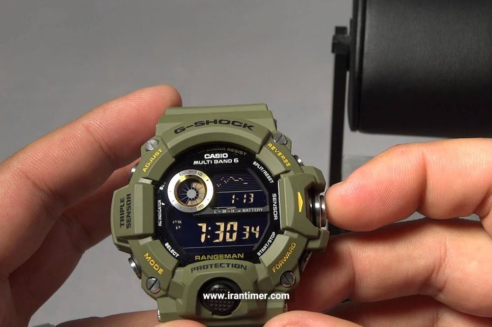 بررسی ظاهری ساعت مچی مردانه کاسیو مدل GW-9400-3DR
