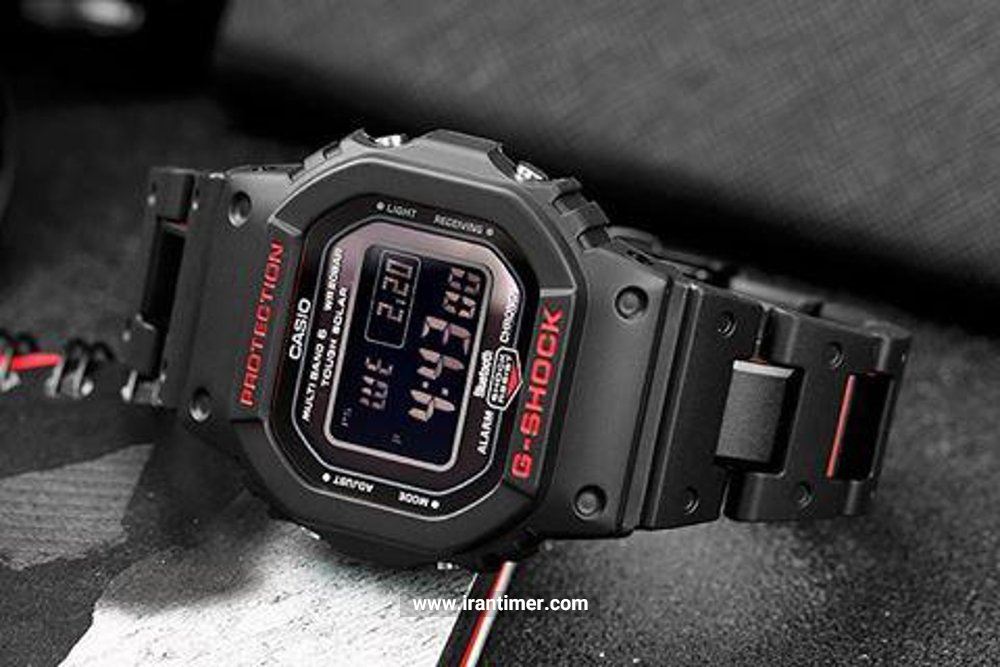 ساعت مچی مردانه کاسیو مدل GW-B5600HR-1DR ساعتی دارای زمان سنج (Stopwatch) همراه با طراحی بسیار زیبا و ظریف
