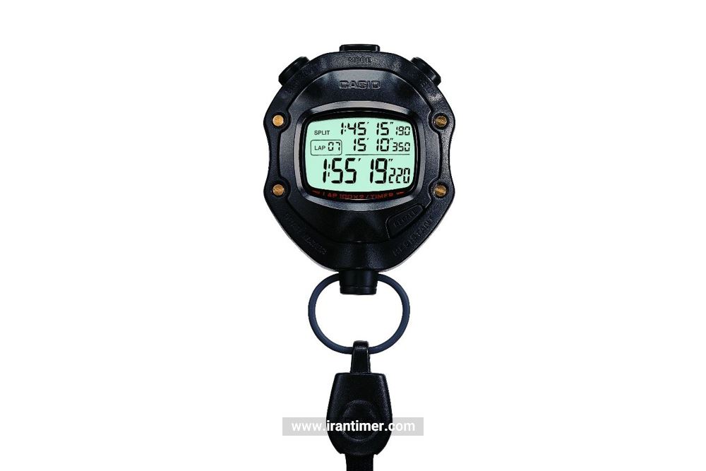 ساعت مچی مردانه و زنانه کاسیو مدل HS-80TW-1DF یک ساعت دارای زمان سنج (Stopwatch) با طراحی جذاب