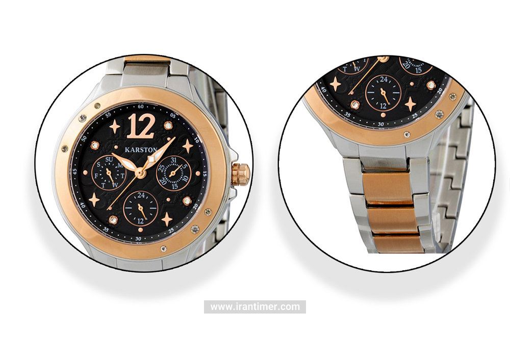 امکانات استفاده شده در ساعت مچی زنانه کارستون مدل K-9023LBF
