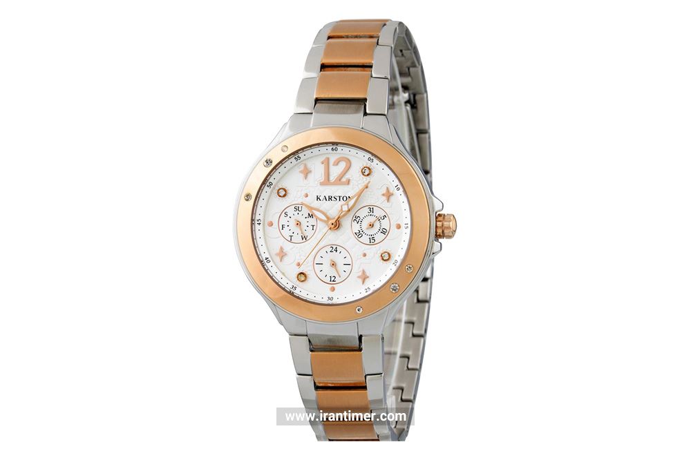 ساعت مچی زنانه کارستون مدل K-9023LBG ساعتی
