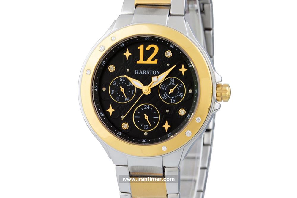 بررسی ظاهری ساعت مچی زنانه کارستون مدل K-9023LBK