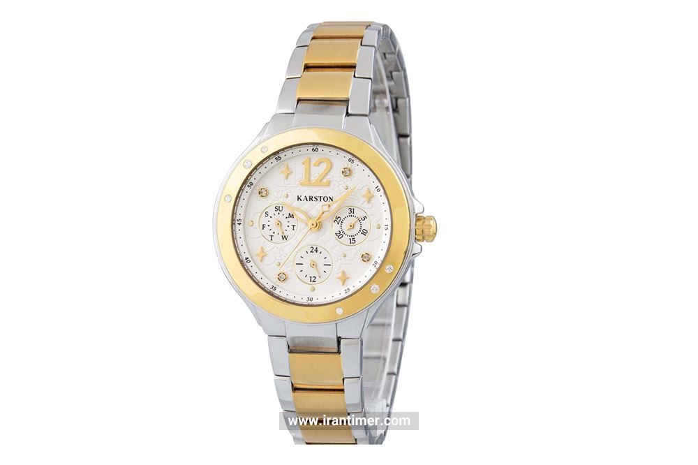 ساعت مچی زنانه کارستون مدل K-9023LBL یک ساعت تقویم دار درکنار طراحی باکیفیت و حرفه ای