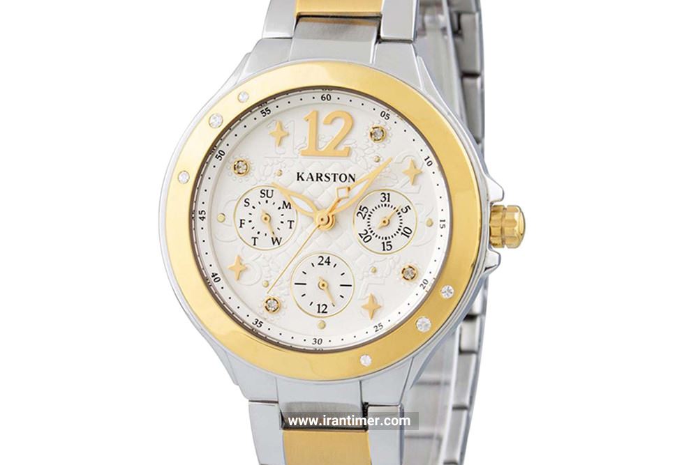 بررسی ظاهری ساعت مچی زنانه کارستون مدل K-9023LBL