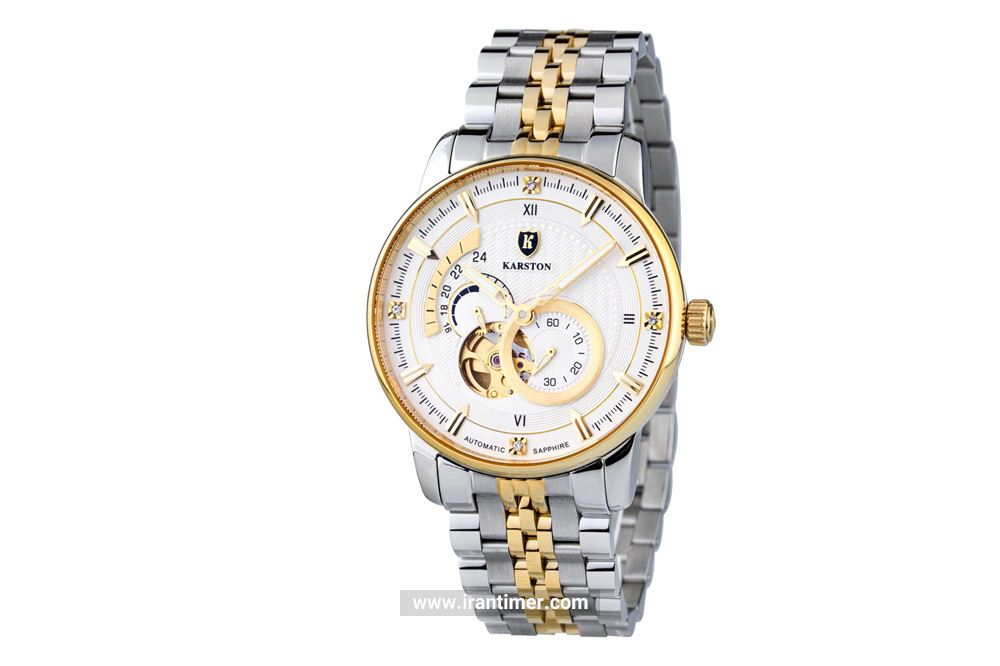 ساعت مچی مردانه کارستون مدل K-9026GBL یک ساعت دارای ایندکس شب نما با ترکیب رنگ خاص