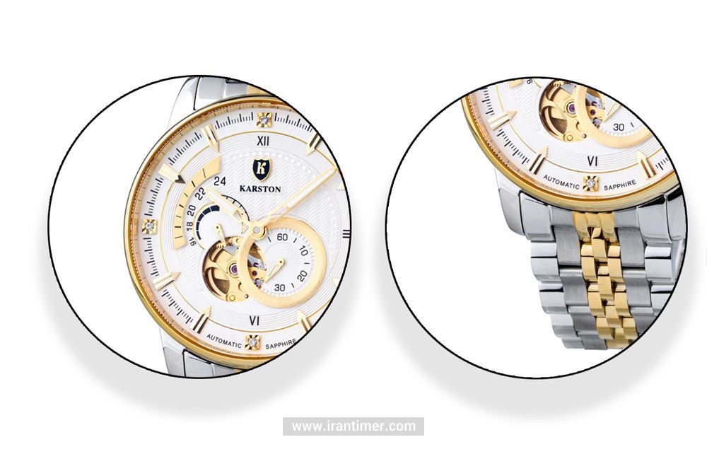 امکانات و ویژگی‌های ساعت مچی مردانه کارستون مدل K-9026GBL