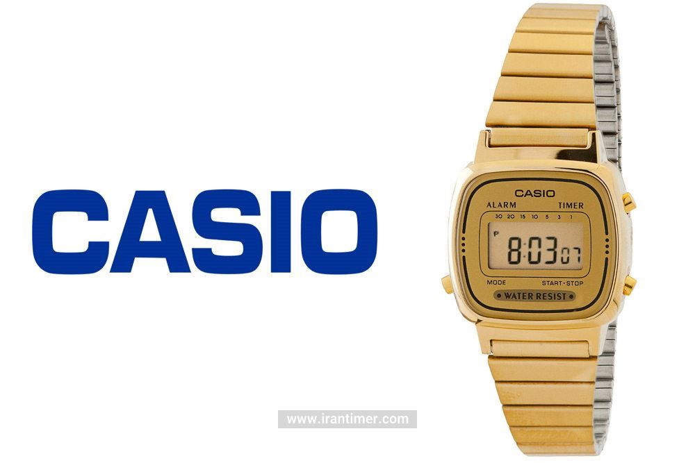 ساعت مچی زنانه کاسیو مدل LA-670WGA-9 ساعتی دارای زنگ هشدار با کیفیت و اعتبار برند