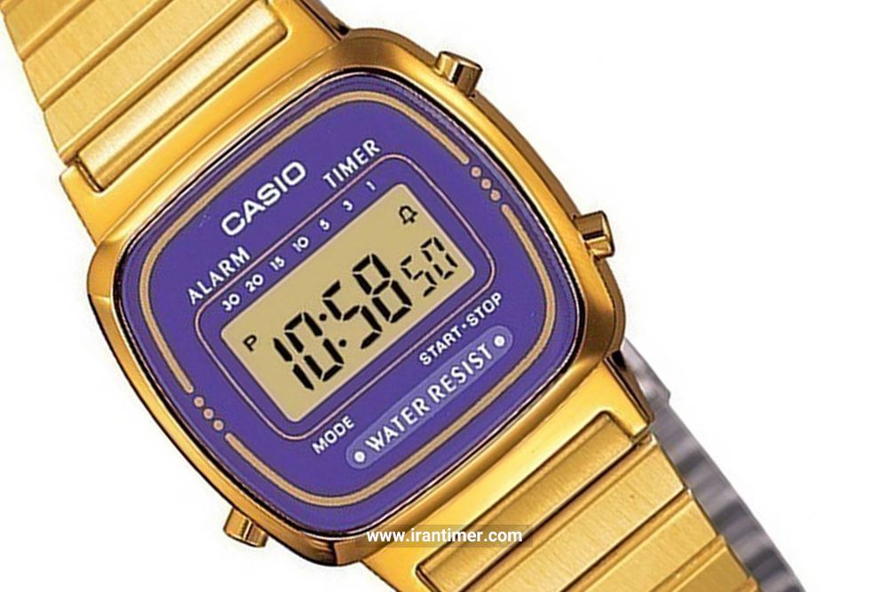 بررسی ظاهری ساعت مچی زنانه کاسیو مدل LA670WGA-6DF