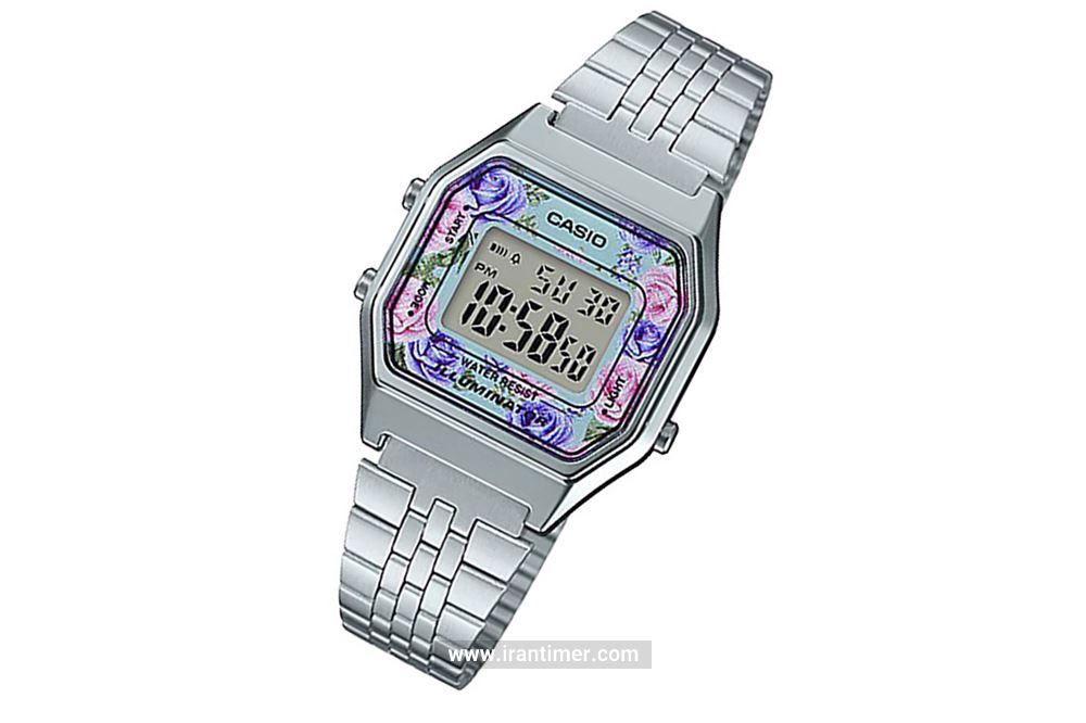 ساعت مچی زنانه کاسیو مدل LA680WA-2CDF ساعتی دارای زمان سنج (Stopwatch) دارای طراحی منحصر به فرد