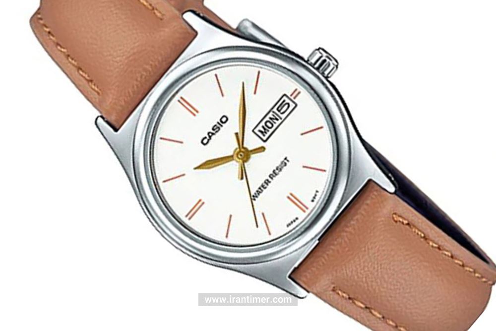 ساعت مچی زنانه کاسیو مدل LTP-V006L-7B2UDF ساعتی تقویم دار دارای طراحی صفحه حرفه ای