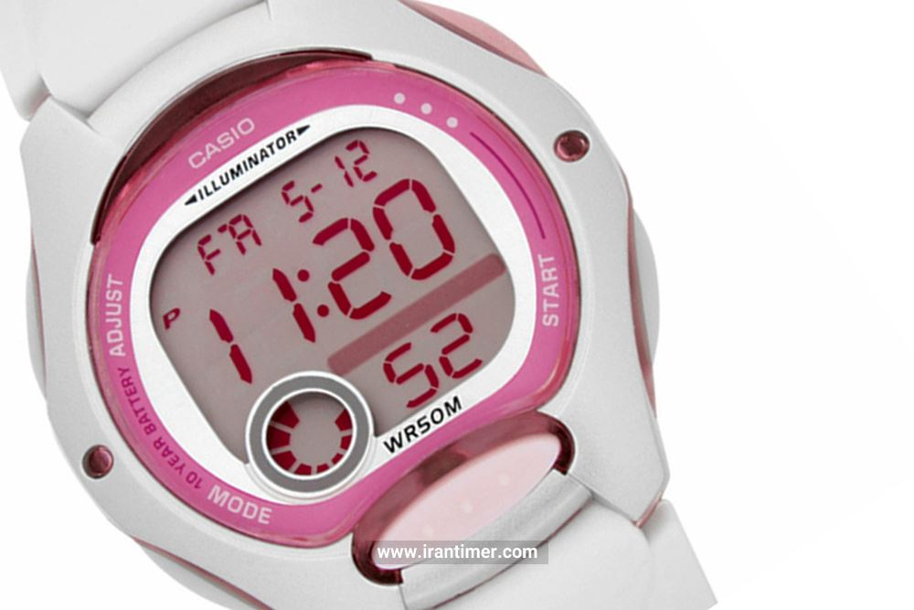 ساعت مچی زنانه کاسیو مدل LW-200-7AVDF ساعتی دارای نور پس زمینه با ترکیب رنگ خاص