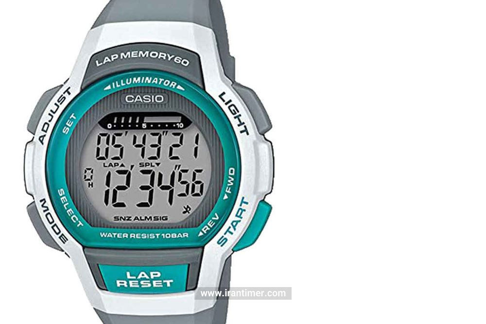 ساعت مچی زنانه کاسیو مدل LWS-1000H-8AVDF ساعتی دارای زمان سنج (Stopwatch) با طراحی صفحه منحصر به فرد