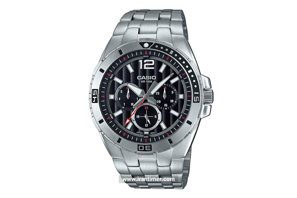 ساعت مچی مردانه کاسیو مدل MTD-1060D-1A2VDF ساعتی تقویم دار بهره مند از طراحی ظریف
