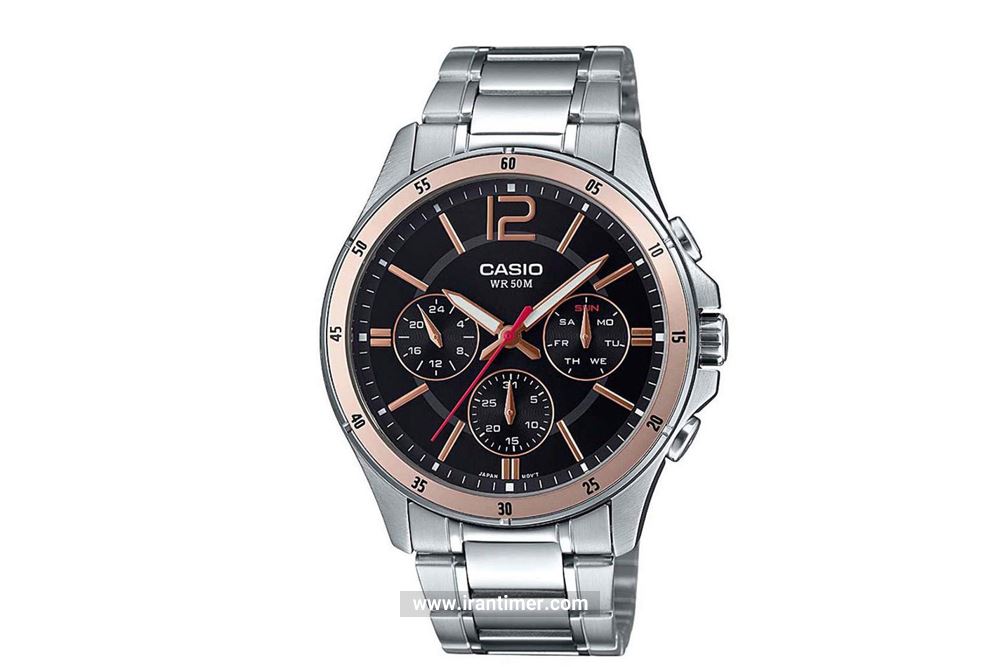 ساعت مچی مردانه کاسیو مدل MTP-1374D-1A2VDF یک ساعت دارای تقویم هفته درکنار کیفیت و زیبایی